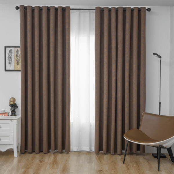 Cortina 100% Blackout - Color café