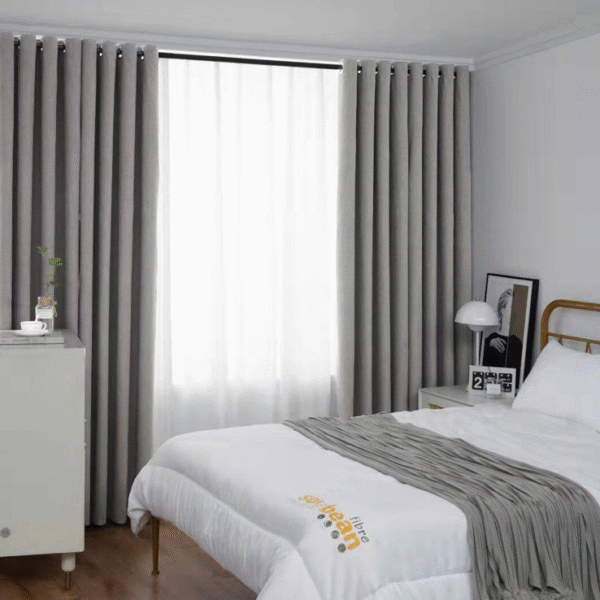 Cortina 100% Blackout - Color gris