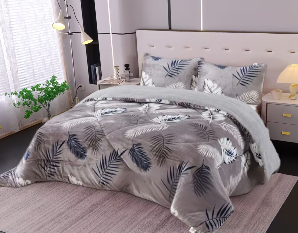 Cubrecamas de invierno con chiporro plush (1,5 y 2 plazas)