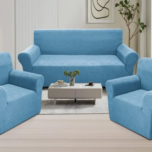 Cubresillón sin vuelo - N2510 - Color celeste