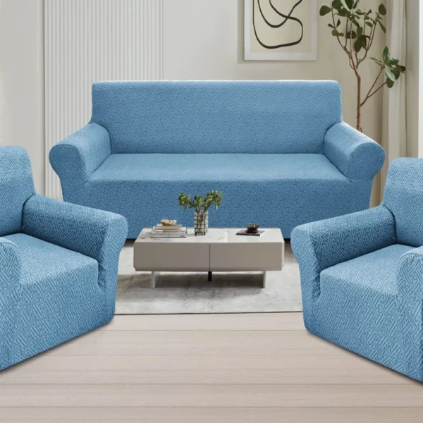 Cubresillón sin vuelo - 2511 - Color celeste