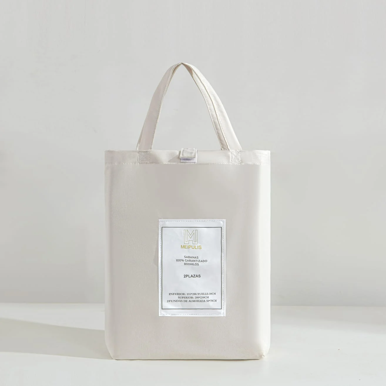 Sábanas de 800 hilos –Beige- (1,5 – 2 plazas – king)